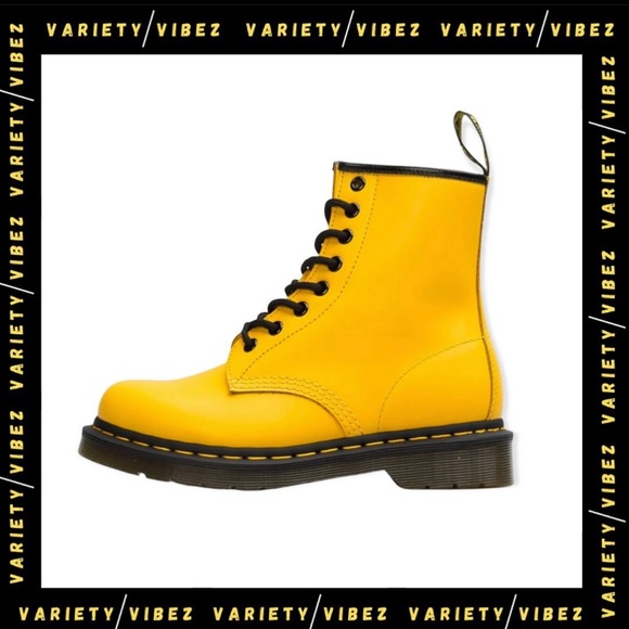 🤑SOLD🤑Dr. Martens 1460 Eye Yellow Smooth Size 7M - Picture 3 of 5
